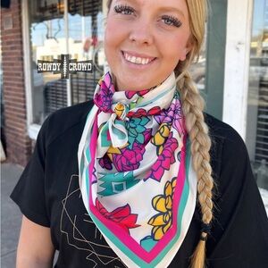 Cactus Flower Wild Rag/ Scarf